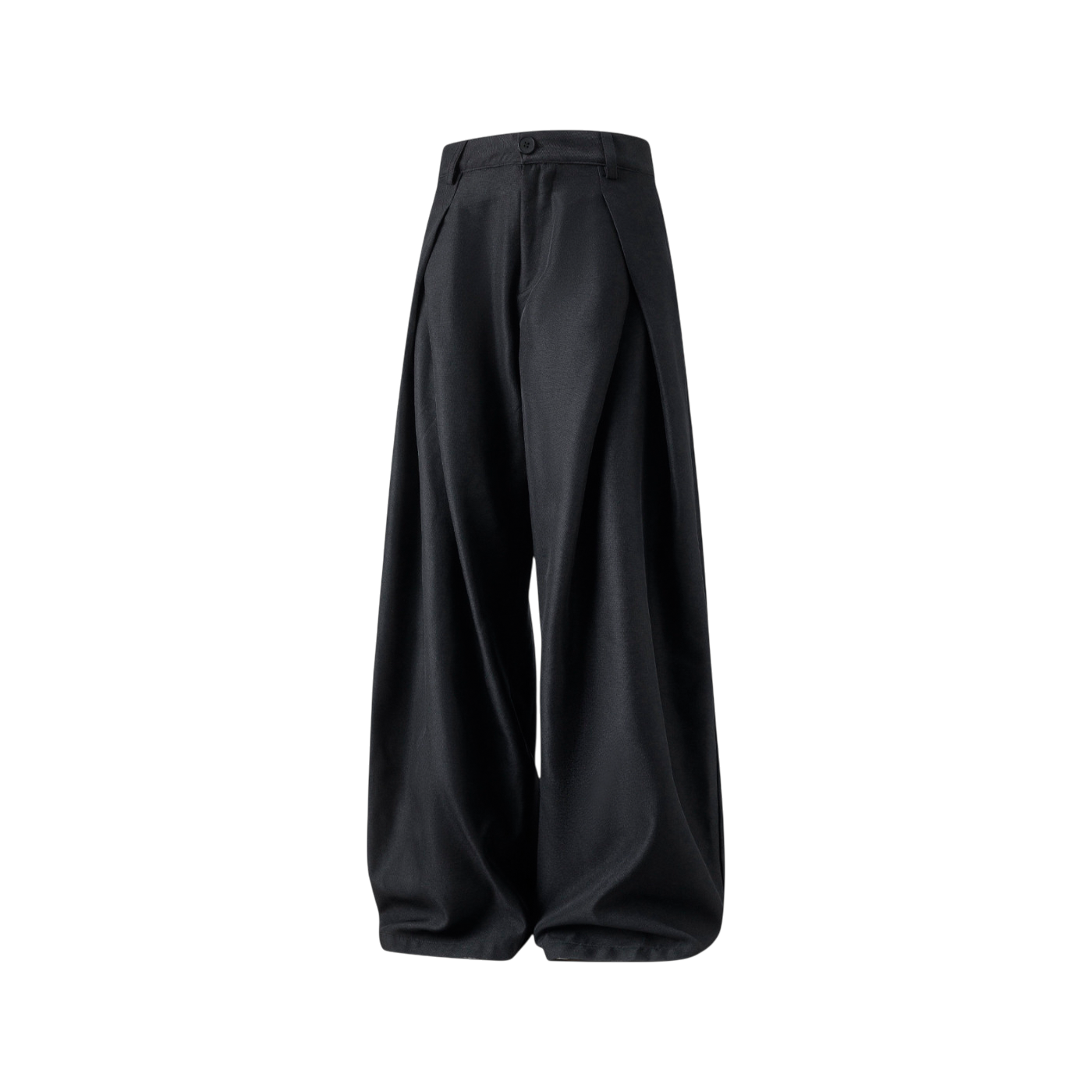 Pleat-Front Wide-Leg Trousers-Le Couture Store