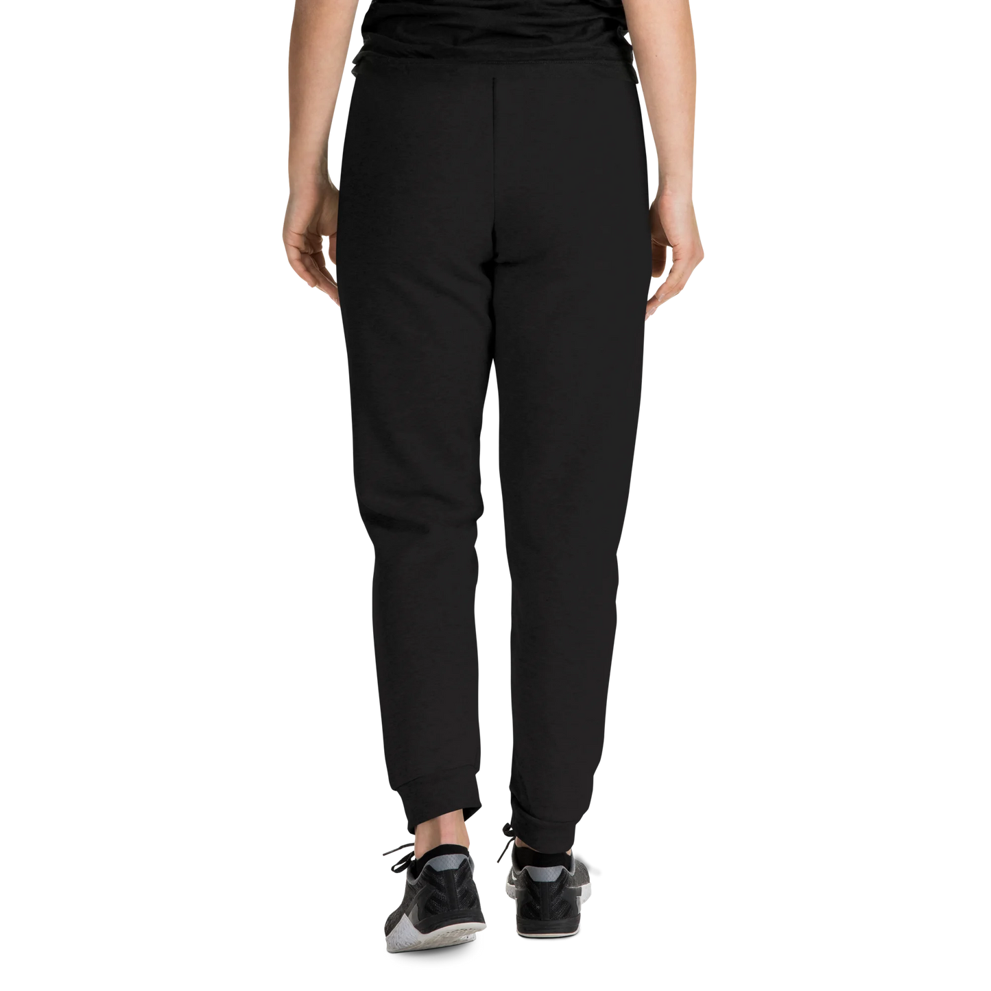 Made from pre-shrunk fleece: 60% cotton and 40% polyester. Fabric weight: 7.2 oz/yd² (244 g/m²). Designed with a tapered fit, elastic waistband, external drawcord, lower front rise, longer back rise, and 1×1 rib cuffs with spandex for stretch and recovery. Finished with front embroidery in old-gold thread.