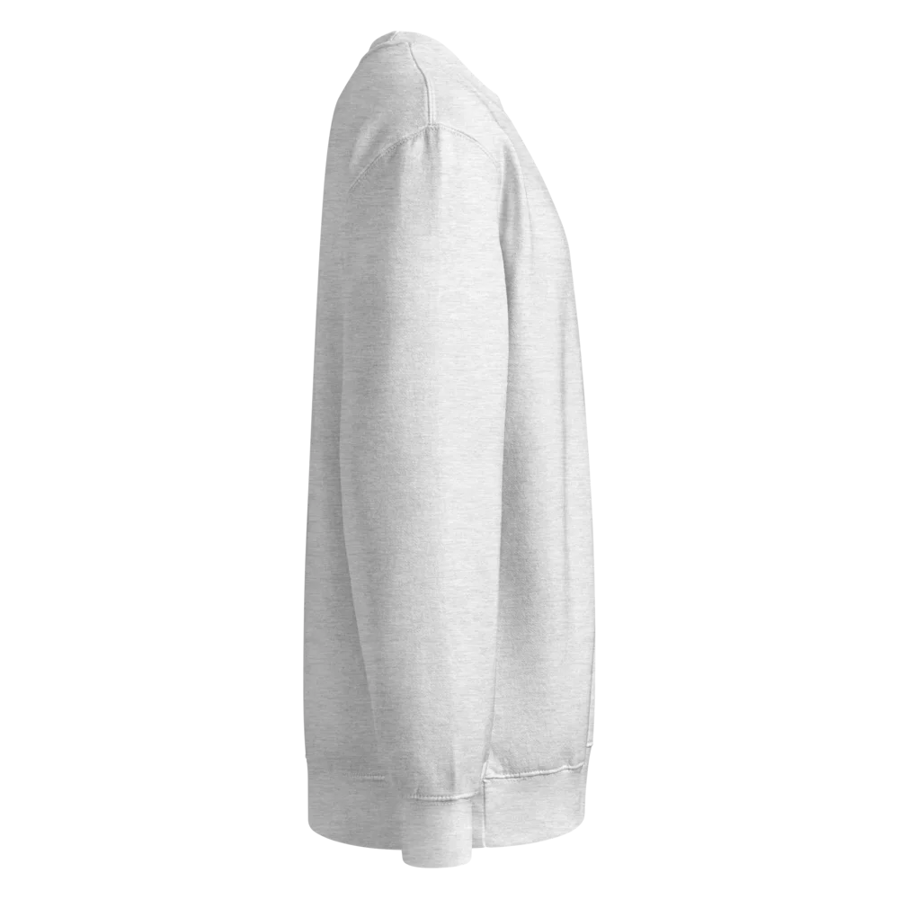 Made from a cotton-blend fleece: 70% cotton and 30% recycled polyester, with a 100% cotton face. Fabric weight: 8.25 oz/yd² (280 g/m²). Designed with a regular fit, 3-end fleece fabric, double-needle topstitching on all seams, 1×1 ribbing at the cuffs and waistband, twill neck tape, a tear-away tag, and under 5% shrinkage. Finished with large front tree embroidery in white thread.