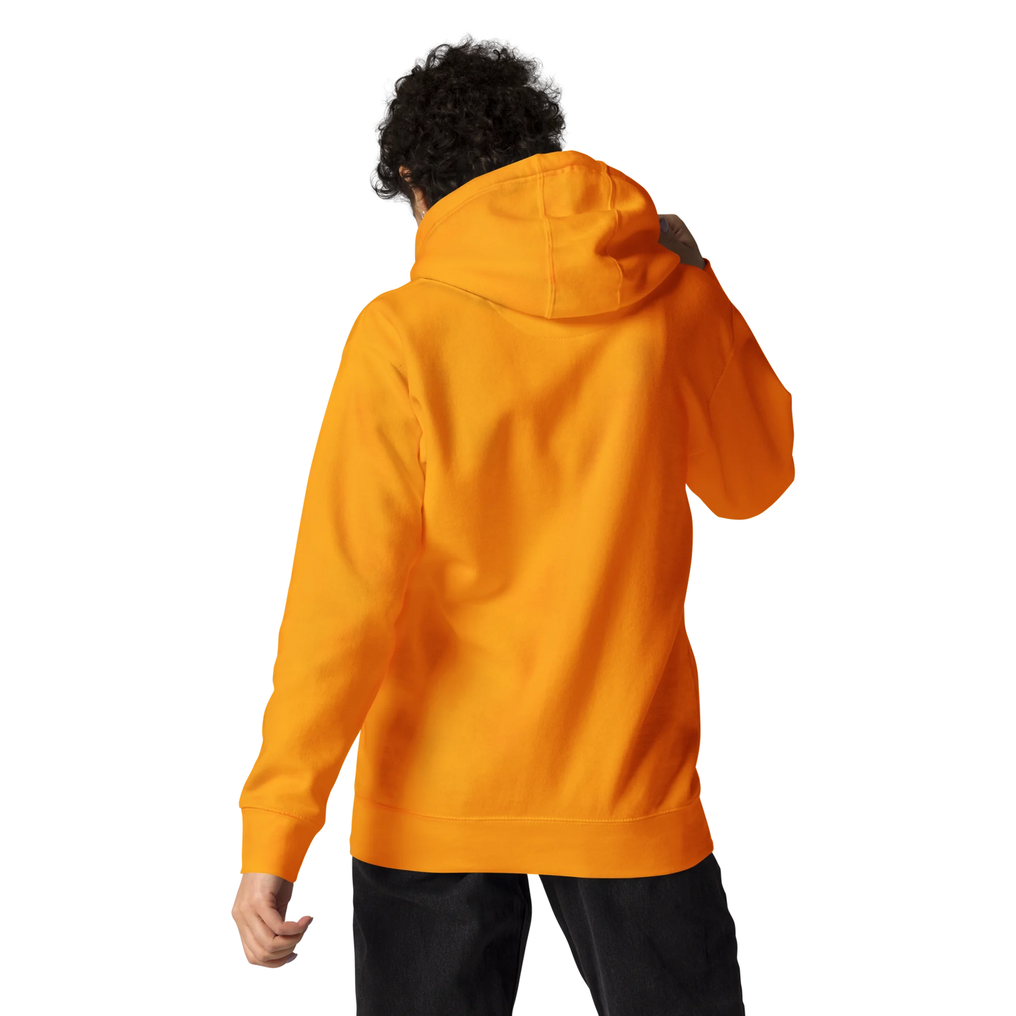 Made from a cotton-blend fleece: 65% ring-spun cotton and 35% polyester, with a 100% cotton face. Fabric weight: 8.5 oz/yd² (288.2 g/m²). Designed with a modern fit, front pouch pocket, matching flat drawstrings, 3-panel hood, and a tear-away tag. Finished with black Solstice Loop embroidery on the left chest.