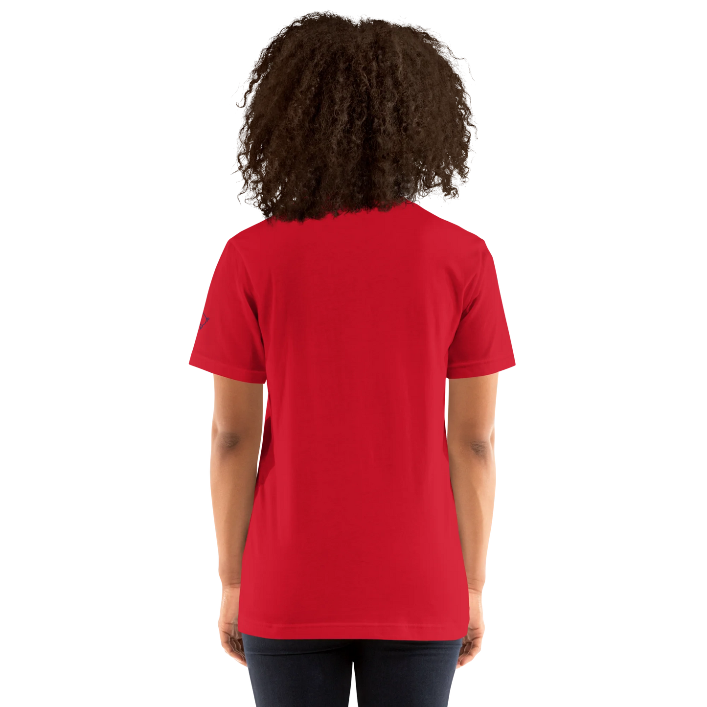 Made from soft, lightweight 100% Airlume combed and ring-spun cotton with just the right amount of stretch. Fabric weight: 4.2 oz/yd² (142 g/m²). Designed with a regular fit, standard length, side-seamed construction, shoulder-to-shoulder taping, pre-shrunk fabric, and a tear-away label. Finished with navy pig silhouette embroidery on the left sleeve.