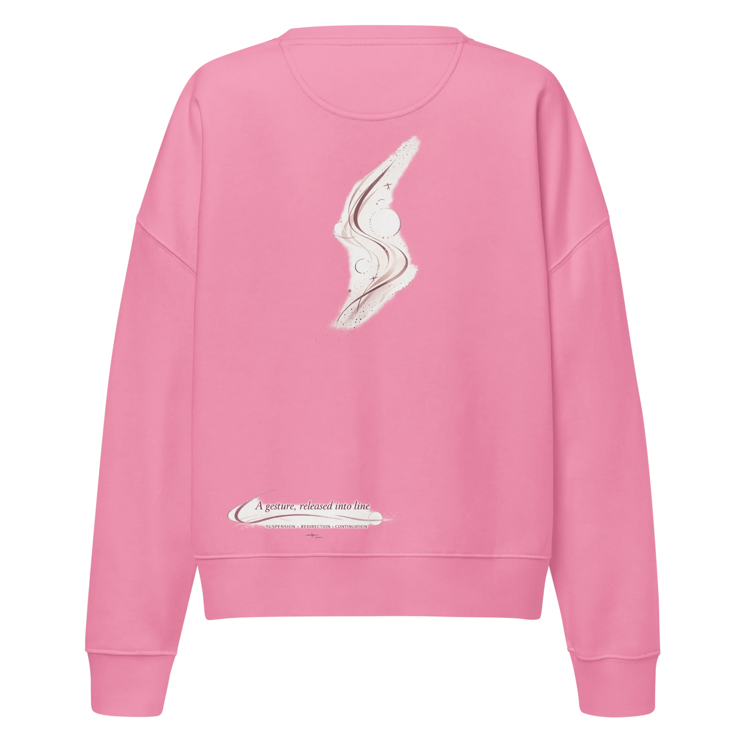 Made from 80% organic combed ring-spun cotton and 20% recycled polyester for U.S. fulfillment. Fabric weight: 8.9 oz/yd² (301.76 g/m²). Designed with a regular fit, dropped shoulders, set-in sleeves, a soft brushed-fleece interior, and ribbed finishing at the collar, cuffs, and bottom hem. Double-needle topstitching reinforces the seams. Finished with a two-part DTG composition across the back.