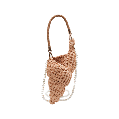 Conch Crochet Top-Handle Bag-Le Couture Store
