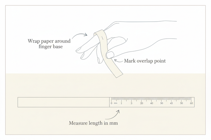 How to measure ring size