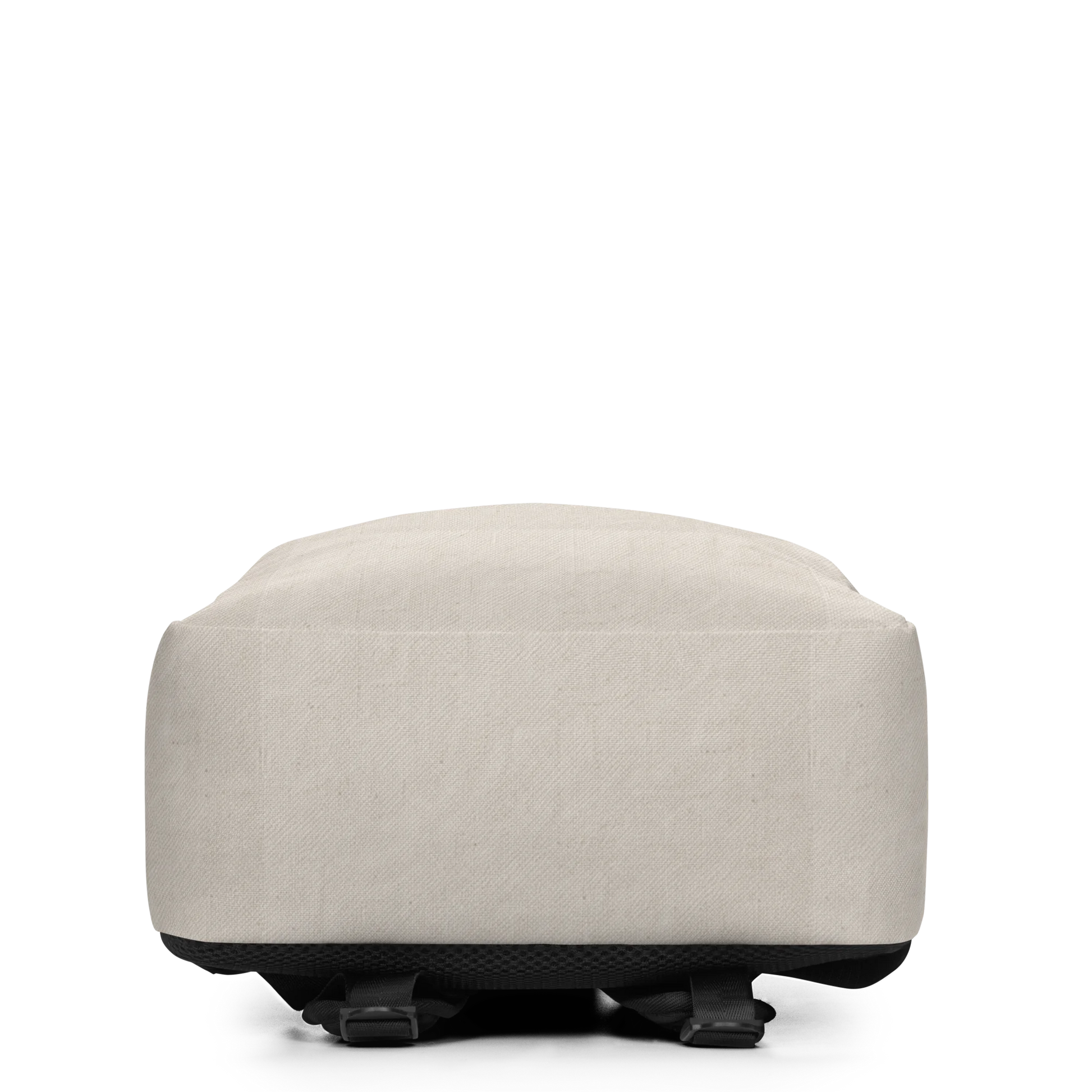 Made from 100% polyester with a water-resistant finish. Designed in one size with a 20-liter capacity, padded ergonomic straps, soft mesh back, silky lining, two-slider top zipper, large inside pocket with a separate 15″ laptop pocket, and a hidden zippered back pocket. Finished with an all-over washed canvas-inspired print and restrained ancient mark-inspired details along the lower side panel.