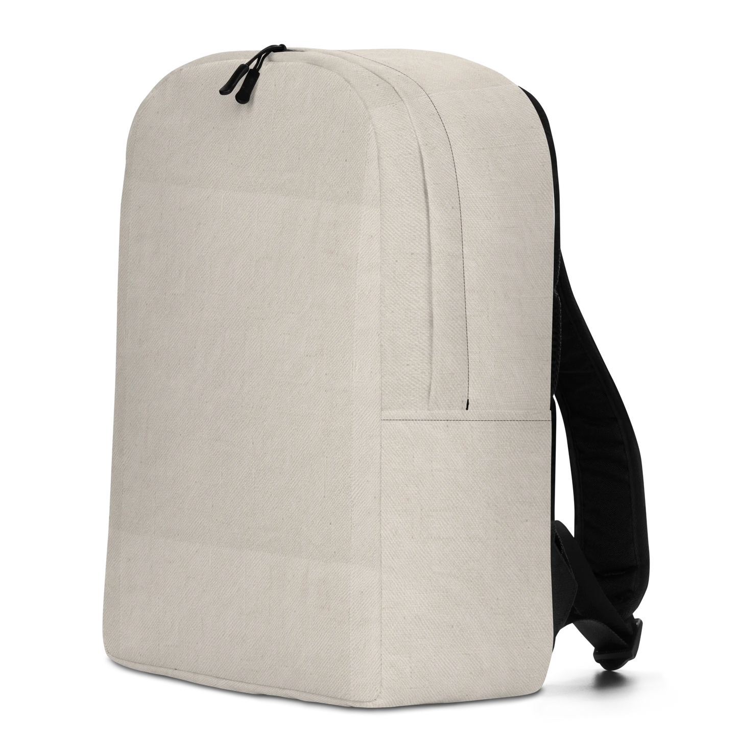 Made from 100% polyester with a water-resistant finish. Designed in one size with a 20-liter capacity, padded ergonomic straps, soft mesh back, silky lining, two-slider top zipper, large inside pocket with a separate 15″ laptop pocket, and a hidden zippered back pocket. Finished with an all-over washed canvas-inspired print and restrained ancient mark-inspired details along the lower side panel.