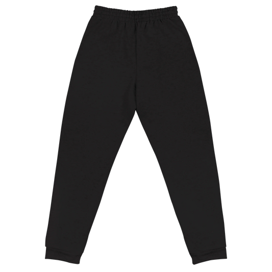 Made from pre-shrunk fleece: 60% cotton and 40% polyester. Fabric weight: 7.2 oz/yd² (244 g/m²). Designed with a tapered fit, elastic waistband, external drawcord, lower front rise, longer back rise, and 1×1 rib cuffs with spandex for stretch and recovery. Finished with front embroidery in old-gold thread.