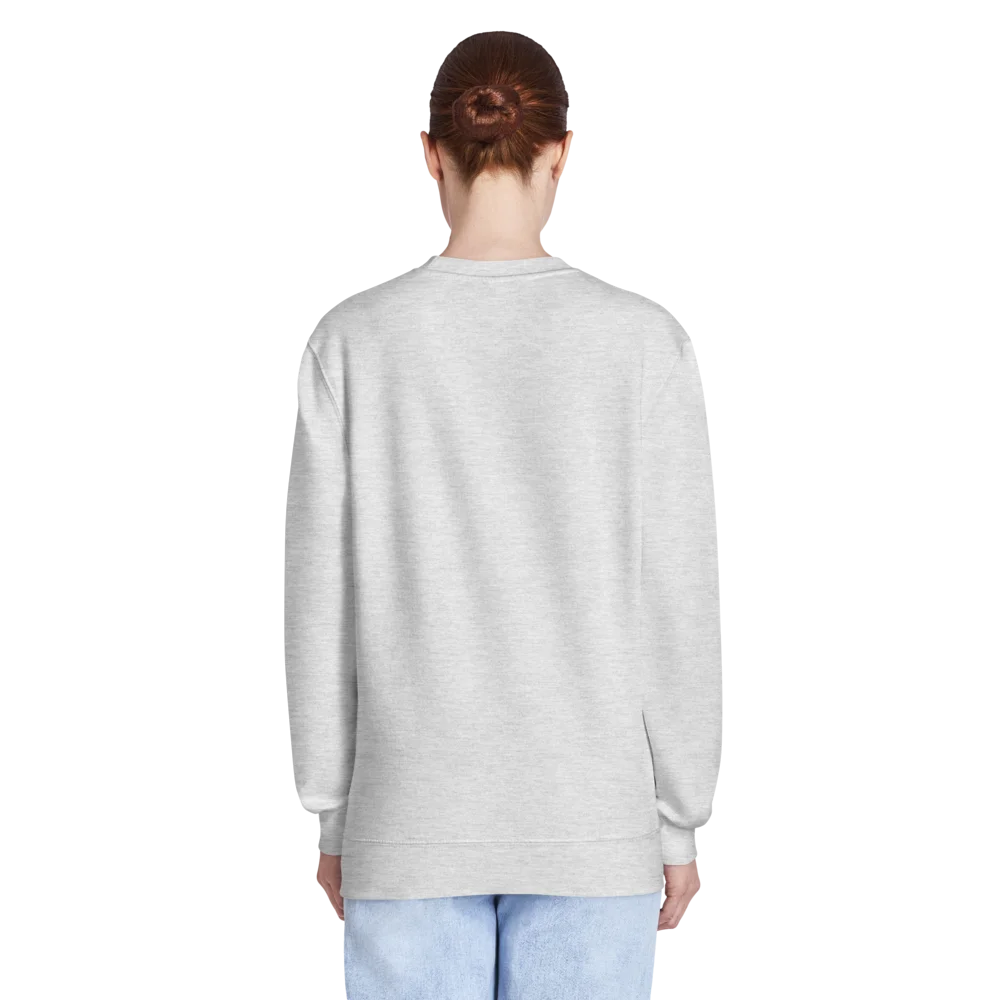 Made from a cotton-blend fleece: 70% cotton and 30% recycled polyester, with a 100% cotton face. Fabric weight: 8.25 oz/yd² (280 g/m²). Designed with a regular fit, 3-end fleece fabric, double-needle topstitching on all seams, 1×1 ribbing at the cuffs and waistband, twill neck tape, a tear-away tag, and under 5% shrinkage. Finished with large front tree embroidery in white thread.
