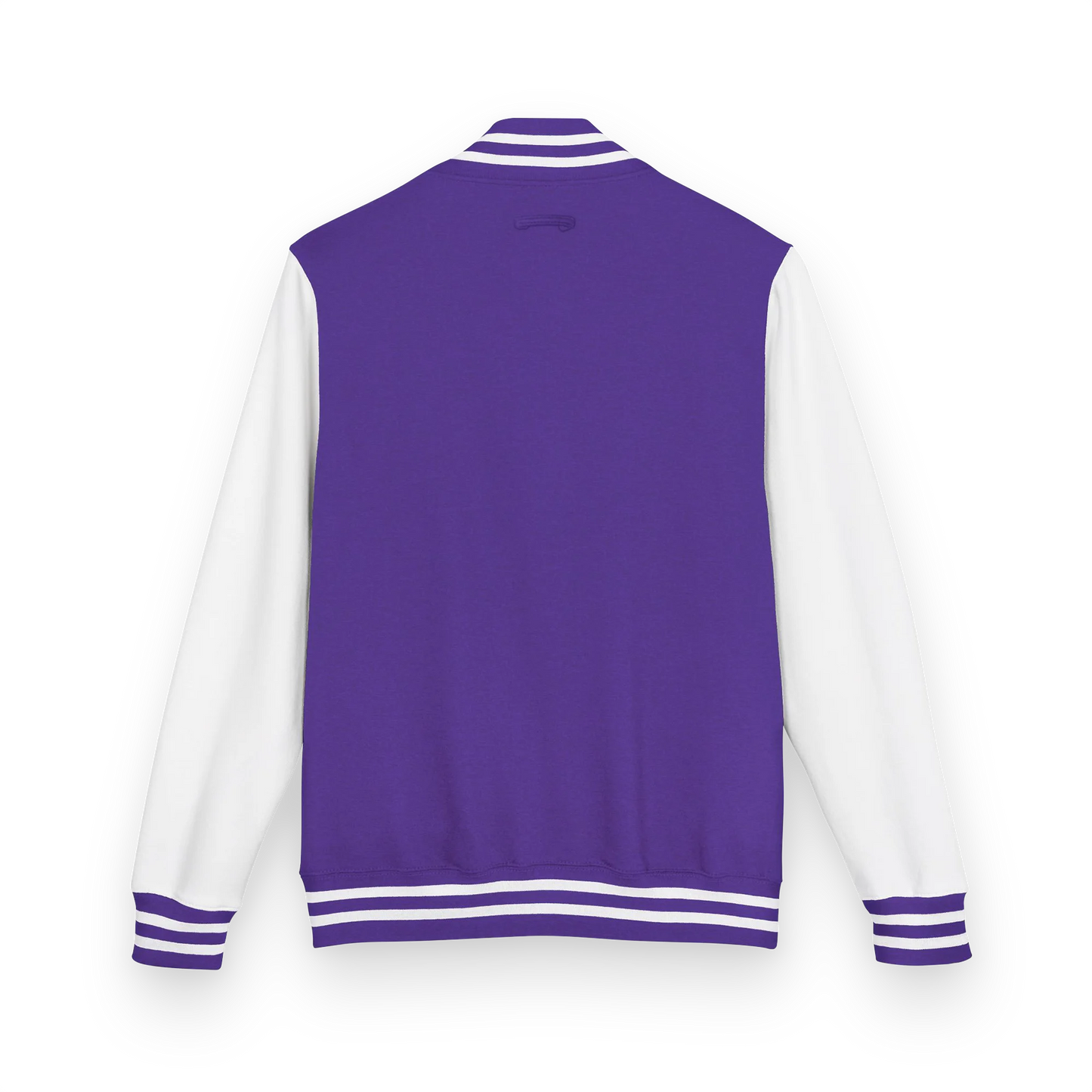 Made from a heavyweight fabric blend: 80% ring-spun cotton and 20% polyester. Fabric weight: 9.73 oz/yd² (330 g/m²). Designed with a regular fit, contrast sleeves, snap-button closure, brushed fleece interior, knitted collar, cuffs, and waistband, slash pockets, and a sewn-in label. Finished with a left-chest DTF graphic print. Optional text personalization is available for this item.