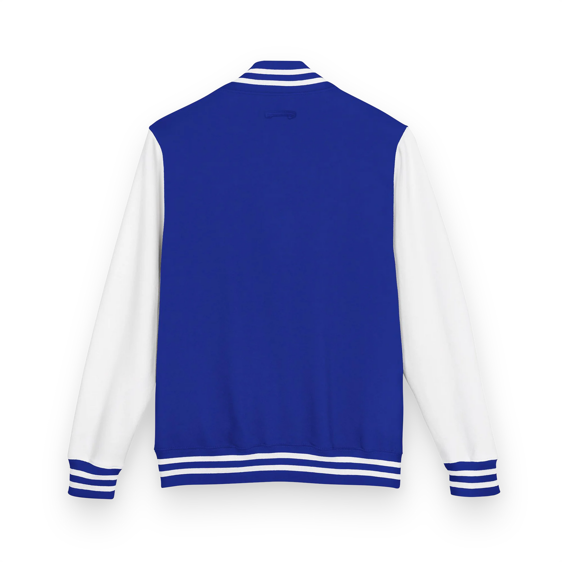 Made from a heavyweight fabric blend: 80% ring-spun cotton and 20% polyester. Fabric weight: 9.73 oz/yd² (330 g/m²). Designed with a regular fit, contrast sleeves, snap-button closure, brushed fleece interior, knitted collar, cuffs, and waistband, slash pockets, and a sewn-in label. Finished with a left-chest DTF graphic print. Optional text personalization is available for this item.
