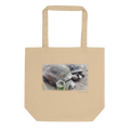 Unisex Organic Cotton Tote Bag – In No Rush Turtle Print