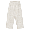 Unisex Wide-Leg Pants – Arc Field Print