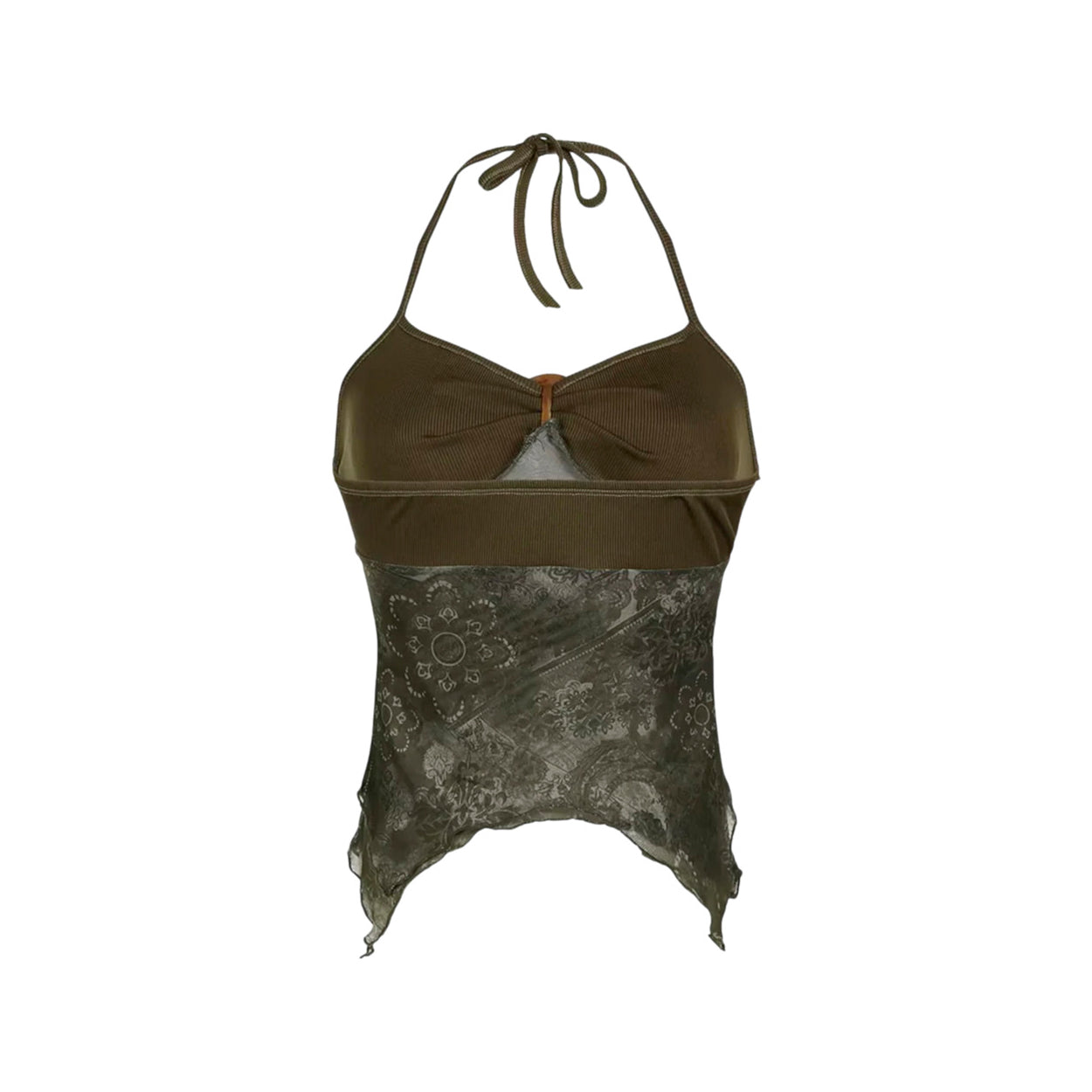 Vintage Ring-Halter Cami Top