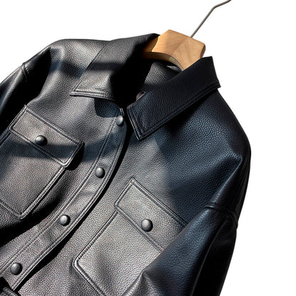 Cropped Belted Jacket-Le Couture Store