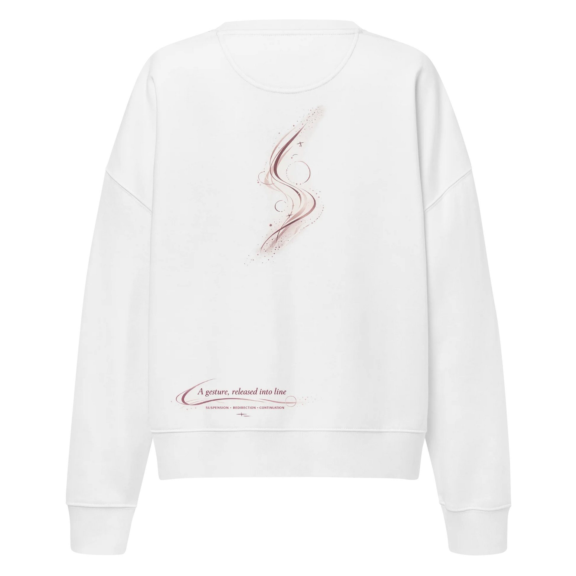 Made from 80% organic combed ring-spun cotton and 20% recycled polyester for U.S. fulfillment. Fabric weight: 8.9 oz/yd² (301.76 g/m²). Designed with a regular fit, dropped shoulders, set-in sleeves, a soft brushed-fleece interior, and ribbed finishing at the collar, cuffs, and bottom hem. Double-needle topstitching reinforces the seams. Finished with a two-part DTG composition across the back.