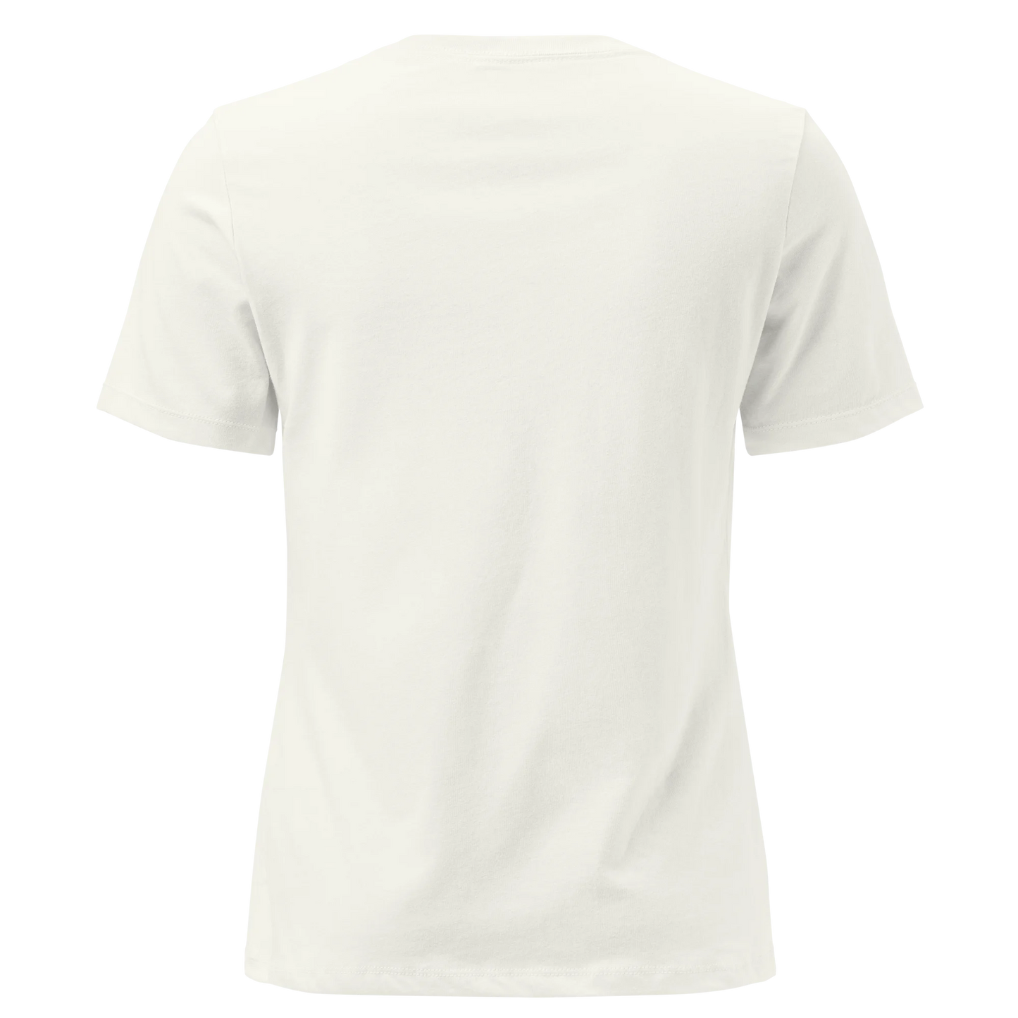 Made from 100% Airlume combed and ring-spun cotton. Fabric weight: 4.2 oz/yd² (142 g/m²). Designed with a relaxed fit, pre-shrunk fabric, side-seamed construction, and a crew neckline. Finished in Vintage White with a black front DTG clover silhouette sequence.
