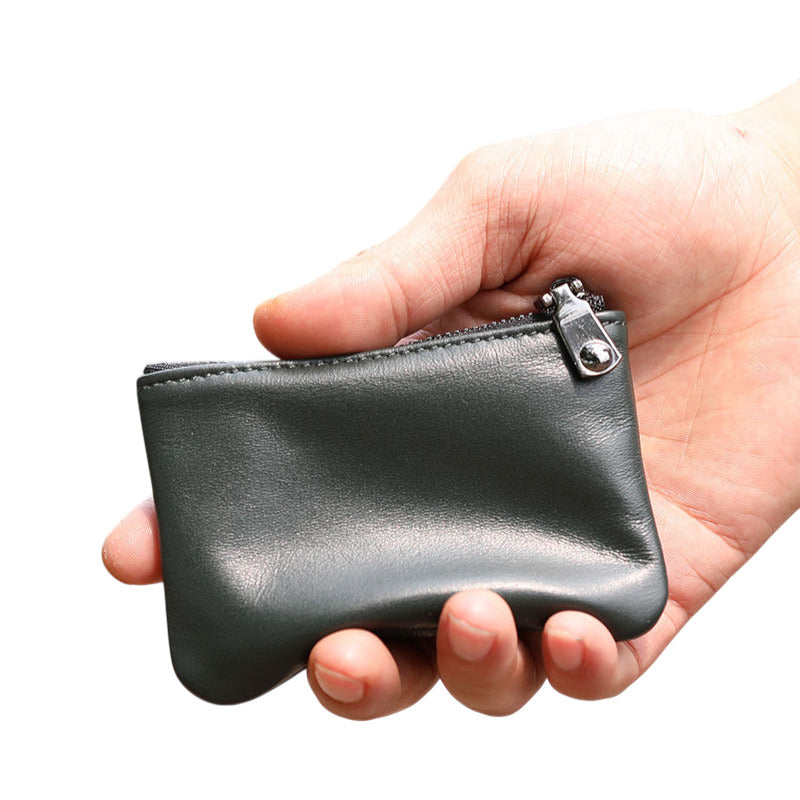 Men’s Zip Coin & Key Pouch-Le Couture Store
